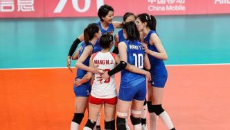 中国女排3-0轻取朝鲜队，两连胜后晋级亚运会八强