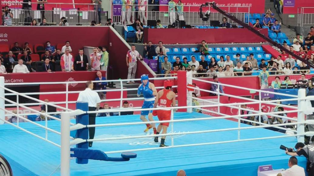 李倩夺得杭州亚运会拳击女子75公斤级冠军
