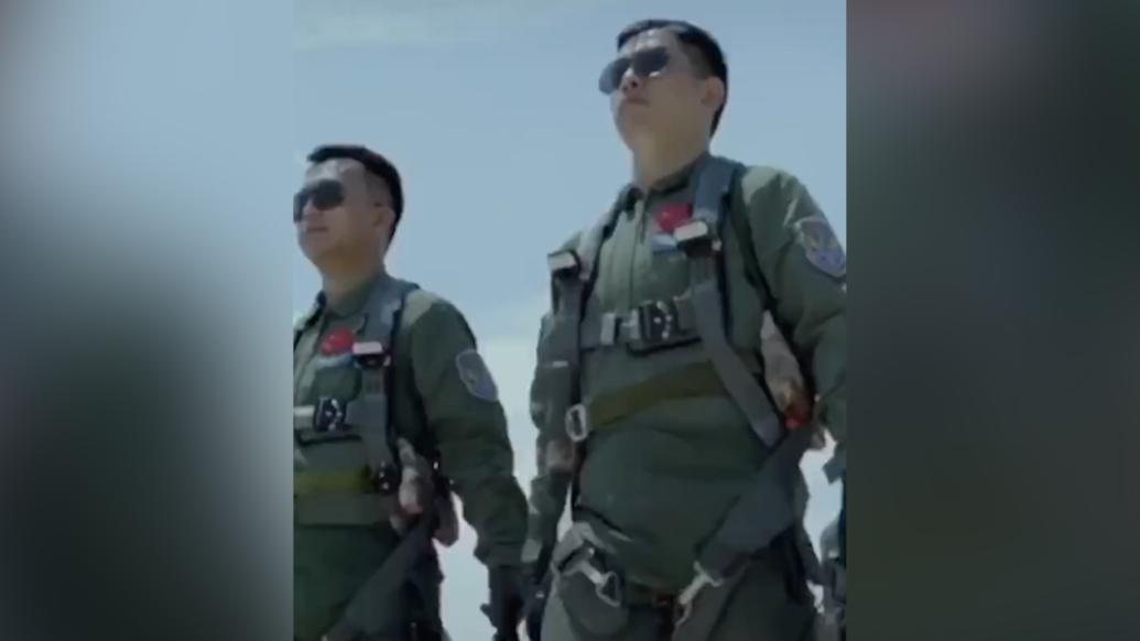 霸氣!空軍飛行員講述冒雨驅離外機過程
