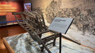 淮海战役支前文物展在复旦大学开展，“推出胜利”的小推车也来了