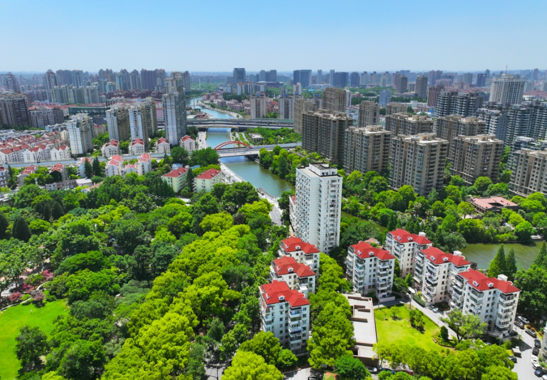 带-廊-园-家，上海长宁这幅水绿交融的画卷“美爆了”_澎湃上海_澎湃新闻-The Paper