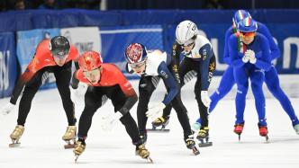 中国短道速滑队夺取新赛季首金：刘少昂最后时刻力压韩国选手