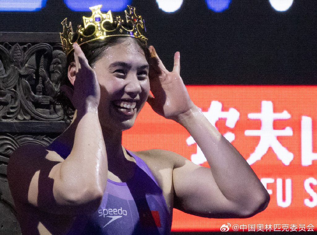 覃海洋勇夺世界杯年度总冠军,张雨霏女子组第三