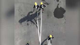 消防員滅火神配合安全感拉滿