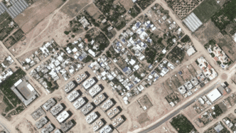 直击｜巴以冲突：触目惊心！加沙地带遭轰炸前后卫星影像