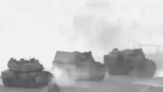 以军发布在加沙地带内展开军事行动视频