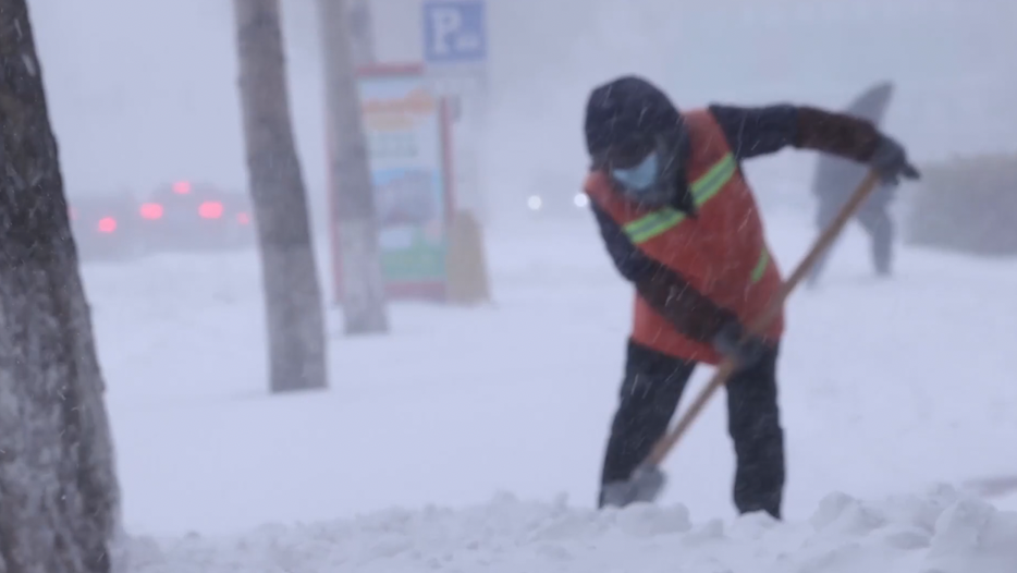 黑龙江方正：降雪达到暴雪量级