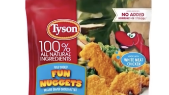 美国食品公司因部分产品含金属碎片召回冷冻鸡块