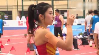 吴艳妮亚运抢跑后首秀，学青会女子100米栏夺冠