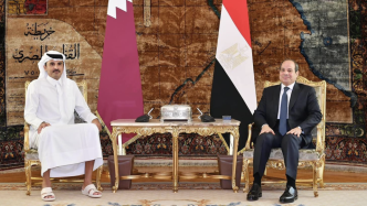 埃及和卡塔尔元首会谈讨论巴以冲突