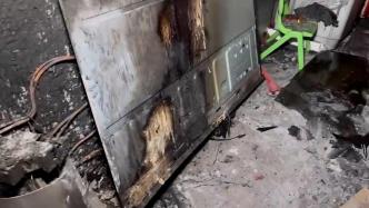 TCL65寸电视机突然起火引燃卧室，温州一业主称损失超50万元