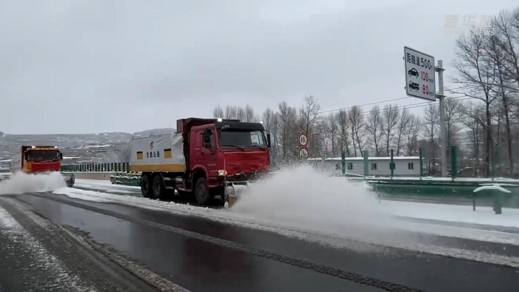 甘肃迎大范围降雪，部分路段通行受影响