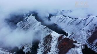 新疆天山：雪后美景，巍峨壮美