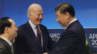 APEC会议结束时，拜登总统与习主席话别