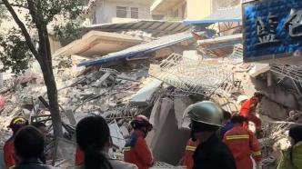 江西南丰县一栋七层居民危房倒塌，当地通报：未出现人员伤亡