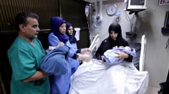 加沙地带南部医院运转困难，孕妇面临威胁