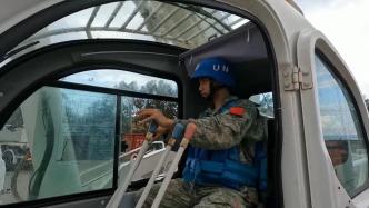 中国第21批赴黎维和建筑工兵分队在黎以边境附近开展施工