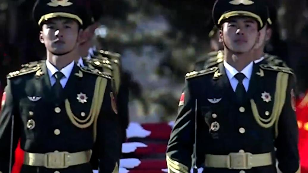 第十批在韩中国人民志愿军烈士遗骸安葬仪式在沈阳举行