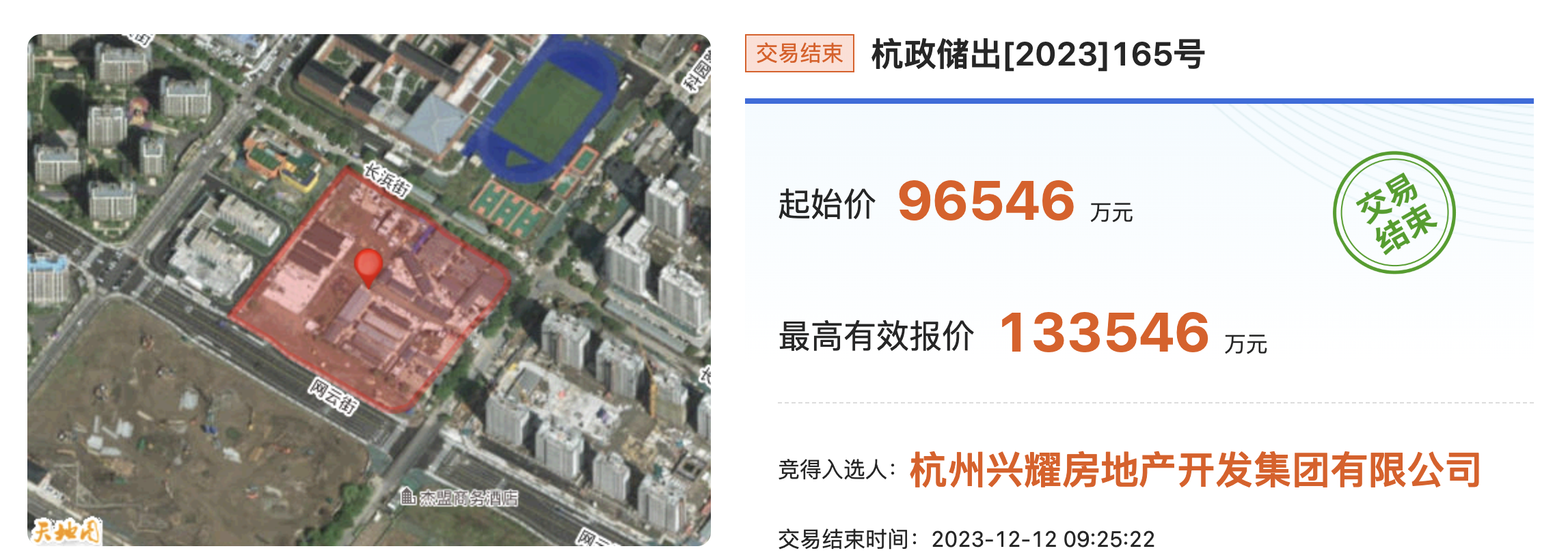 杭州取消地块限价后首场土拍:过半溢价成交,最高溢价率达38%_地产界_澎湃新闻-The Paper