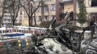 乌克兰首都遭大规模导弹袭击致50余人受伤