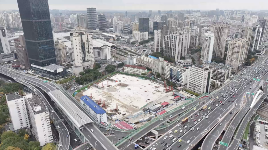 上海市中心規(guī)模最大的居民小區(qū)拆除重建項目正式開鉆