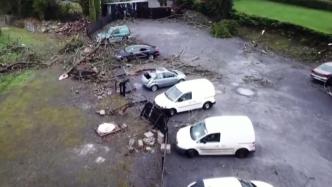 爱尔兰遭遇极端天气， “局部龙卷风”致使建筑物等受损
