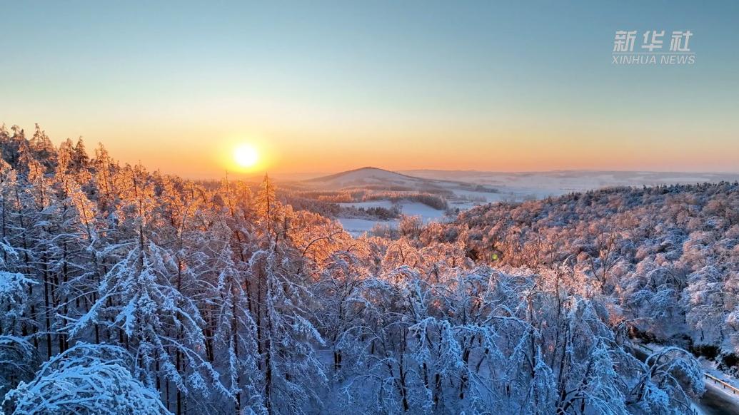 吉林九台：雪后初晴，山川如画