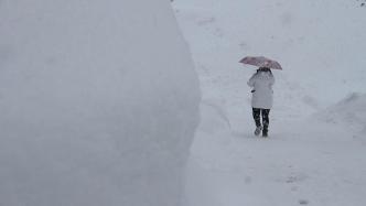 直击｜积雪超70厘米破历史极值，山东威海遭遇极端暴雪