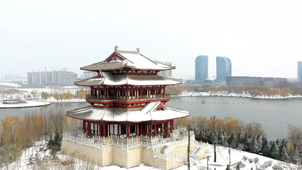 千城胜景｜河北成安：雪后风景宛如水墨画卷