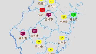 当∞符号出现在气象图：浙江三城重度污染，舟山跨海大桥封闭