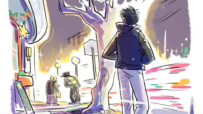 男生在上海街頭救助走失老人,讓寒冷的冬夜充滿溫暖