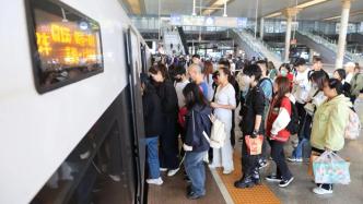 返程客流高峰来了，今天长三角铁路预计发送旅客332万人次