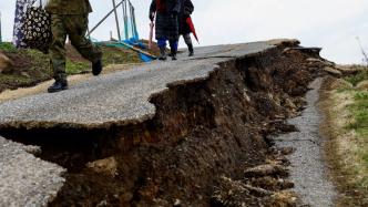 日本能登地區地震致石川縣一地山體滑坡，已致5人死亡