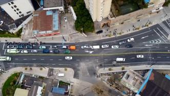 城市更新丨上海静安两条市政道路已建成，南北通道二期北段通车