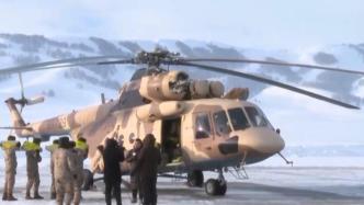 直升机将运送紧急物资前往阿勒泰地区禾木村