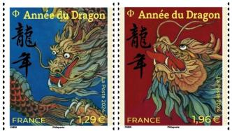 法国邮政发行“龙票”，集邮爱好者排长龙：对中国生肖文化很感兴趣
