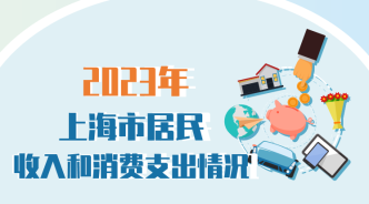 2023年上海市居民人均工资性收入53260元