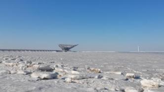 辽东湾近一半海面被海冰覆盖，时隔六年再次拉响海冰警报