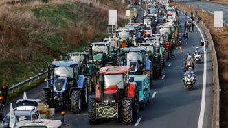 早安·世界｜拖拉机“入侵”！法国农民展开“巴黎围城”