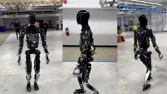 散步搭子？马斯克发布特斯拉人形机器人最新步行视频