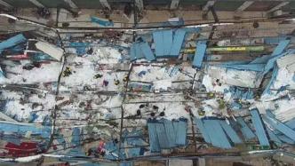 湖南益阳菜市场顶棚局部垮塌事故搜救结束，1人死亡13人受伤
