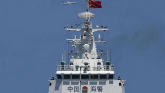 中国海警舰艇编队2月6日在我钓鱼岛领海巡航