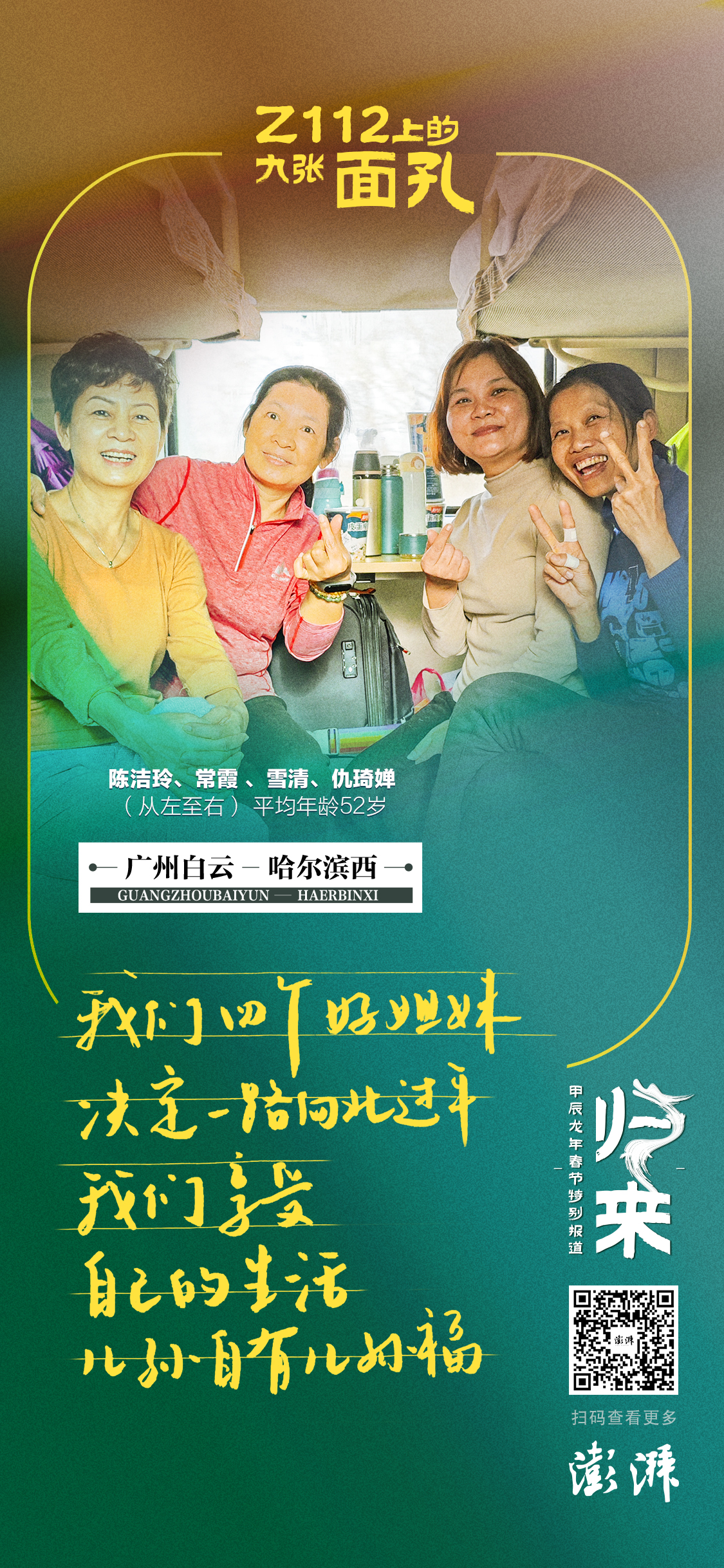 海报｜Z112上的九张面孔