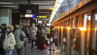 今晚上海地铁2号线虹桥火车站加班车延时至2月14日0时