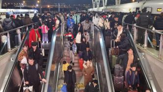刷新纪录！铁路上海站今日预计到达旅客75.4万人次