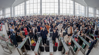 春节假期铁路累计发送9946万人次，节后客流保持高位运行