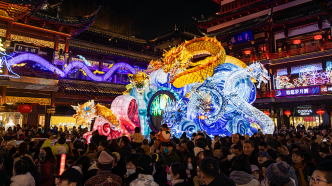 正月十五看花灯，上海豫园灯会入园时间调整