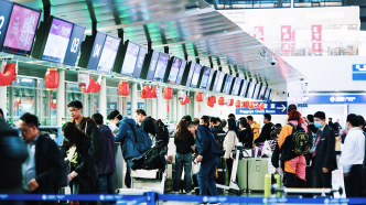 春节期间上海空港出入境旅客86万人次，同比增长5.5倍