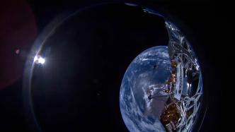 美国私人月球着陆器“奥德修斯”从月球表面发出信号