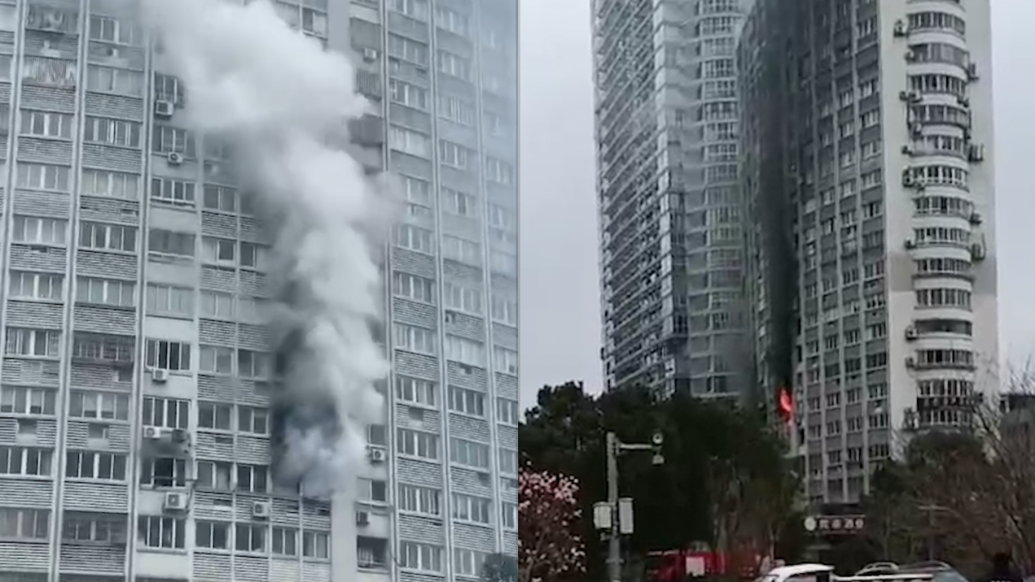 台州温岭一高层小区住宅室内起火，无人员伤亡
